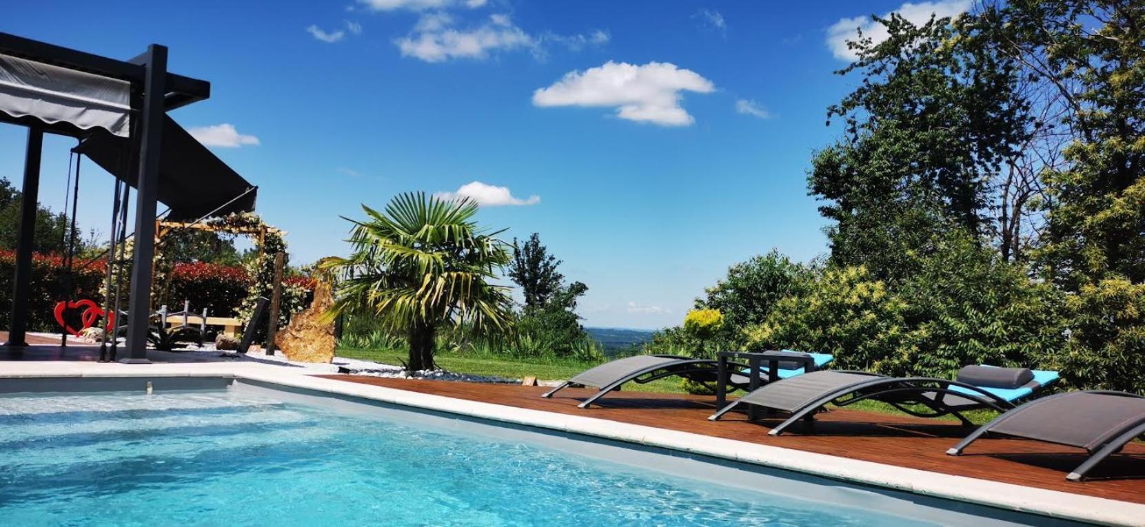 "Notre Bastide" Maison Et Table D'Hotes Traditionnelle Et Vegetarienne, Piscine, Jacuzzi, Clim, , A 5 Mn De Sarlat Marcillac-Saint-Quentin Экстерьер фото